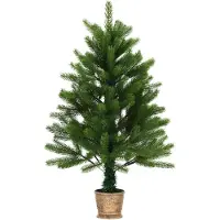 vidaXL Arbre de Noël artificiel aiguilles réalistes 90 cm vert