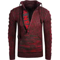 Rusty neal Pull-over anthracite / rouge