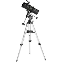 Bresser - 14012 - Télescope à miroir Pluto 114/500 EQ3 avec adaptateur pour smartphone et filtre solaire