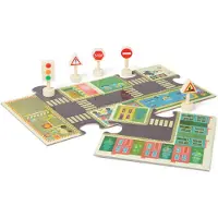 Djeco Puzzle 24 pièces La ville