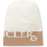 Moncler Bonnet en cachemire mélangé avec logo
