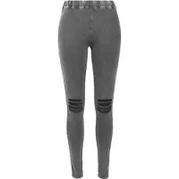 Urban Classics Leggings noir chiné