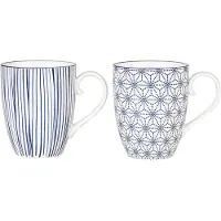 Tokyo Design Studio Mug Nippon Blue en lot de 2