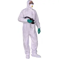 Delta Plus Combinaison Jetable à Cagoule Type 5&6 Blanche -