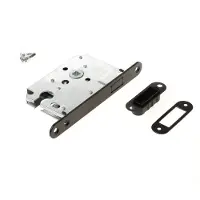 Intersteel Cylindre de carter de serrure Domus aimant noir arrondi