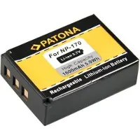 PATONA Batterie f. Ordro CB170 CB-170 NP170 Medion Life MD86423 MD86423 (Batterie de l'appareil photo), Alimentation pour appareil photo, Multicolore