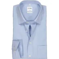 Olymp Luxor Comfort Fit Chemise bleu, Unicolore