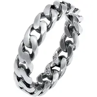 Elli Bague 'Twisted' noir / argent