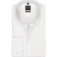 Olymp Chemise Level Five ML7 Blanc Manchette Double