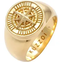 KUZZOI Bague 'Kompass' or