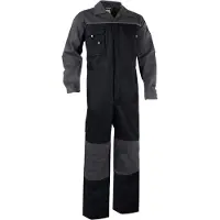 Dassy Cannes Combinaison bicolore avec poches genouillères NOIR/ZEMENT GRIS Gr.XL Longueur : STANDARD