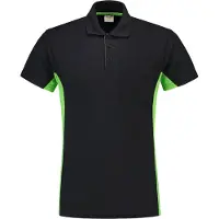 Tricorp 202002NavyLimeS Poloshirt Bicolor Borstzak