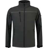 Tricorp Luxury Softshell blouson softshell unisex Gris fonce - Tricorp T53 - Taille L