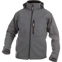 Dassy Hommes, Vestes d'extérieur, Veste Softshell Tavira gris ciment Taille XL (XL), Gris