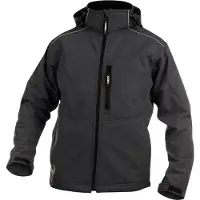 Dassy Hommes, Vestes d'extérieur, Veste Softshell Tavira noir taille 2XL (XXL), Noir, XXL