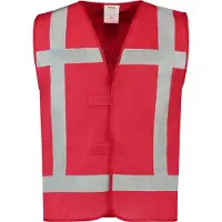Tricorp 453014FluorredM-L Vest Reflectie (L, M)