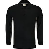 Tricorp 302001BlackGreyXS Polosweater Bicolor Borstzak