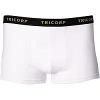 Tricorp Hommes, Sous-vêtements, 602003White3XL Boxershort, Blanc, (lot de 2, 3XL)