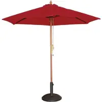 Bolero Parasol Rond Rouge 3 (Ø) mètres