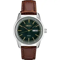 Seiko SNE529P1 Montre Homme Solaire Marron/Vert