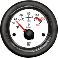 VETUS Indicateur De Température 40-120 °c 12-24v