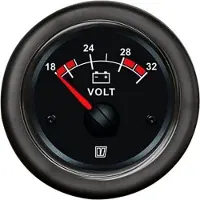 VETUS Voltmètre 20-32v argent 52 mm argent 52 mm