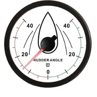 VETUS Rudder Angle Indicator 12-24v Argenté 100 mm