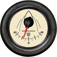 VETUS Rudder Angle Indicator 12-24v Argenté 52 mm