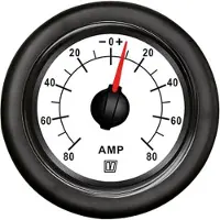 VETUS Ammeter 50a 12-24v Argenté 52 mm