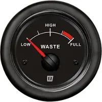 VETUS Sanitary Water Level Indicator 12-24v Noir 52 mm