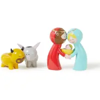 Alessi Décoration de Noël Alessi Happy Eternity Ensemble de 2 Figurines