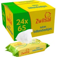 Zwitsal Billendoekjes - Lotion - dermatologisch getest en alcoholvrij - 24 x 65 stuks