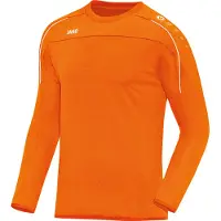 Jako Sweat de sport orange foncé / blanc