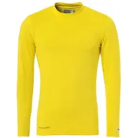 Uhlsport Distinction Colors Long Sleeve Base Layer Jaune 2XS Homme