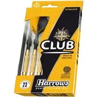 Harrows Set de 3 fléchettes Club Brass 22g Steeltip