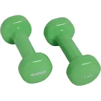 Schildkröt Fitness Schildkröt - Fitness Set d'haltères VINYL de , 2x 1,0kg (green), en Colourbox