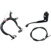 Alhonga Kit de selle aluminium noir