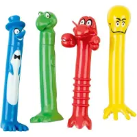 Beco Bâtons de plongée - Plongée Monster - 4 Pack - Multicolore - - UneTaille - Jouet Pour Le Bain