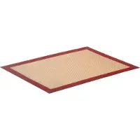 NoStik Tapis pour Pâtisserie professionnel en silicone, Plat à gratin, Multicolore, Rouge