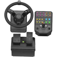 Saitek Volant De Simulation + Pedales Paneau Farm Sim (945-000062)