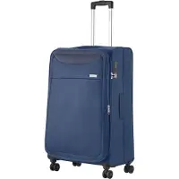 Carryon Air Valise Souple Grande 77cm - 120 Liter Grance Valise extensible - TSA - Bleu