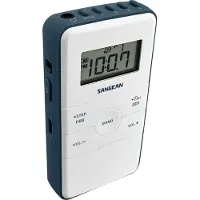 Sangean dt-140 white pocket radio fm am-Accusé