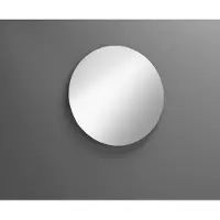 SWALLOW Royal Plaza Merlot miroir 60x60cm sans éclairage rond Verre Argent ROND 60