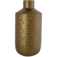 COSY&TRENDY Cosy & Trendy Vase ''Pattern'' Cafe Latte 15 x 15 x 30 cm or-antique