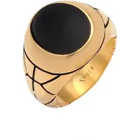 KUZZOI Bague or / noir