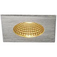 SLV Spot encastré LED Patta Square 8 cm gris métallisé