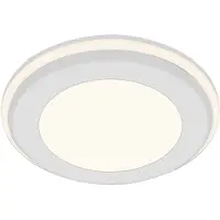 Nordlux Elkton panneau LED encastré à intensité variable, Variante : 140 x 50 mm, 12 W, 2700 K, blanc