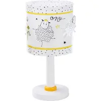 DALBER Lampe de table Time To Sleep Blanc