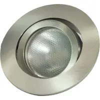MEGATRON Spot encastré en fer brossé - Lampe de poche remplaçable par LED MT75201