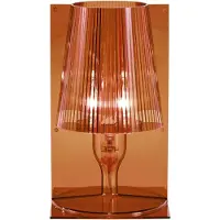 Kartell Take, lampe de table, couleur ambre